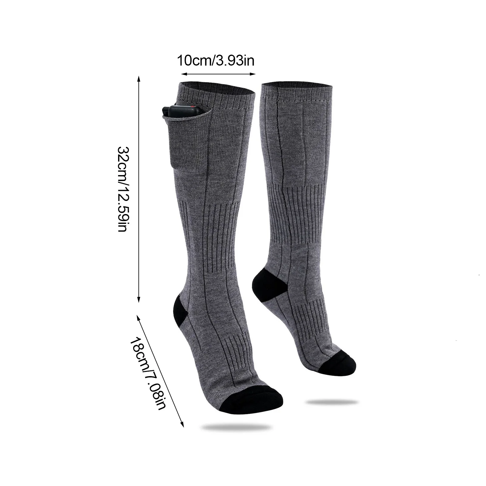 USB Electric Heated Socks Unisex 2000mAh Battery Powered 3 Temperature Settings Comfortable Thermo-socks For Skiing Hunting
USB Electric Heated Socks Unisex 2000mAh Battery Powered 3 Temperature Settings Comfortable Thermo-socks For Skiing Hunting