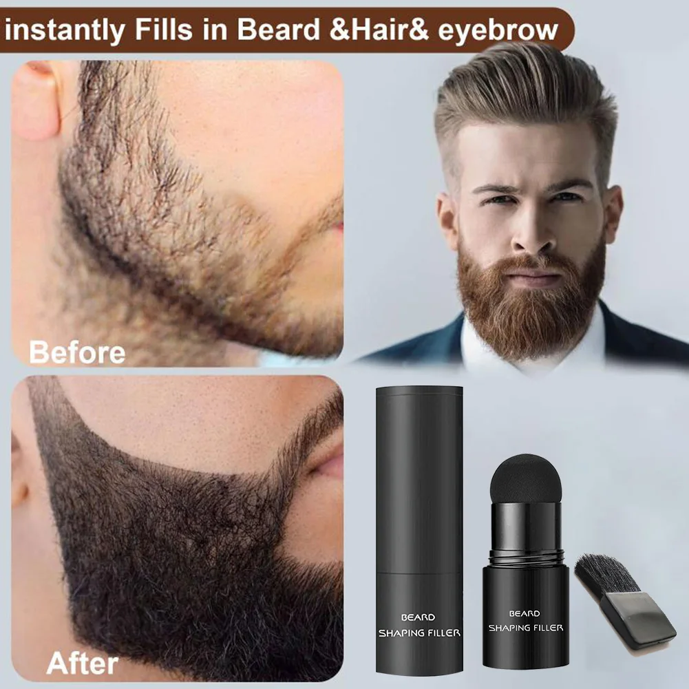 Men Beard Growth Kit Filler Beard Filling Powder Stamp Waterproof Mustache Repair Enhancer Shaping Stamp Black/Dark Brown
Men Beard Growth Kit Filler Beard Filling Powder Stamp Waterproof Mustache Repair Enhancer Shaping Stamp Black/Dark Brown