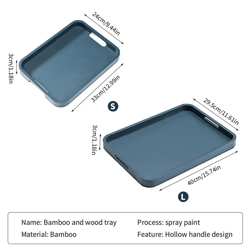 Nordic Style Bamboo And Wood Tea Tray Morandi Color Storage Tray Fruit Dessert Snack Tray Service Tray Kitchen Accessories
Nordic Style Bamboo And Wood Tea Tray Morandi Color Storage Tray Fruit Dessert Snack Tray Service Tray Kitchen Accessories
