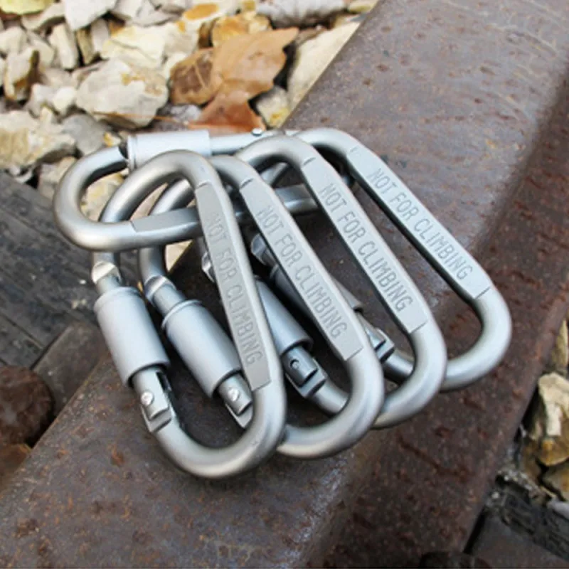 Carabiner Climbing Lock Fixed Backpack Hanging Buckle Camping Survival Tool Outdoor Key Chain Screw Lock Hook Outdoor Equipment
Carabiner Climbing Lock Fixed Backpack Hanging Buckle Camping Survival Tool Outdoor Key Chain Screw Lock Hook Outdoor Equipment