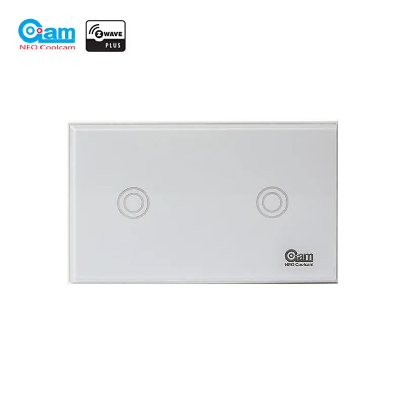 NEO Coolcam умный дом Z Wave Plus 2CH нам светильник коммутатор совместим с wave 300 series и 500