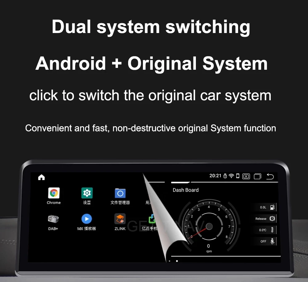 12.3" 1920*720P Android 12 Car Moniter Multimedia GPS Player Navigation Carplay Auto For BMW X3 F25 / X4 F26 CIC NBT System - купить по