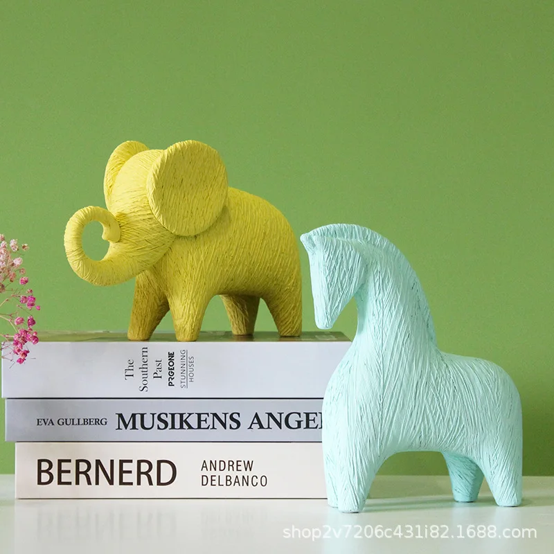 Nordic Creative Elephant Figurines Horse Sculpture Pony Resin Doll Kids Bedroom Decor Modern Living Room Decoration
Nordic Creative Elephant Figurines Horse Sculpture Pony Resin Doll Kids Bedroom Decor Modern Living Room Decoration