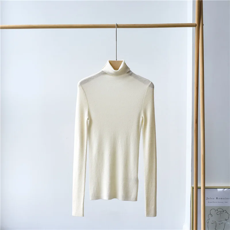 Autumn and Winter New High-neck Slim-fit Cashmere Wool Warm Bottoming Shirt with Simple Pullover
Autumn and Winter New High-neck Slim-fit Cashmere Wool Warm Bottoming Shirt with Simple Pullover