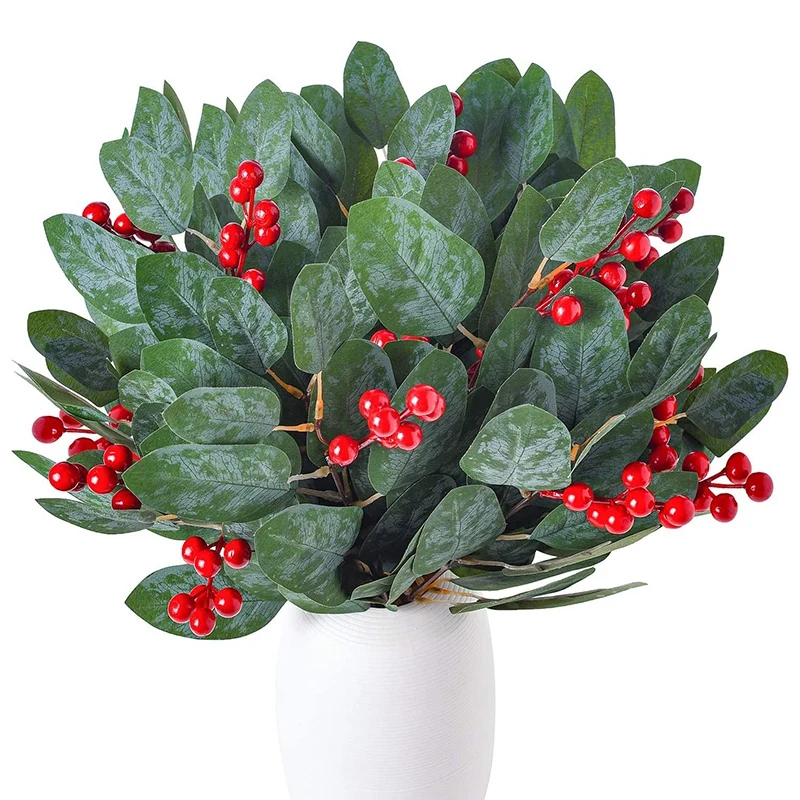 Искусственные ветки с крошечными фруктами для украшения каникулы на Рождество 20 шт. искусственные листья искусственные кустарники реалист...
Искусственные ветки с крошечными фруктами для украшения каникулы на Рождество 20 шт. искусственные листья искусственные кустарники реалист...