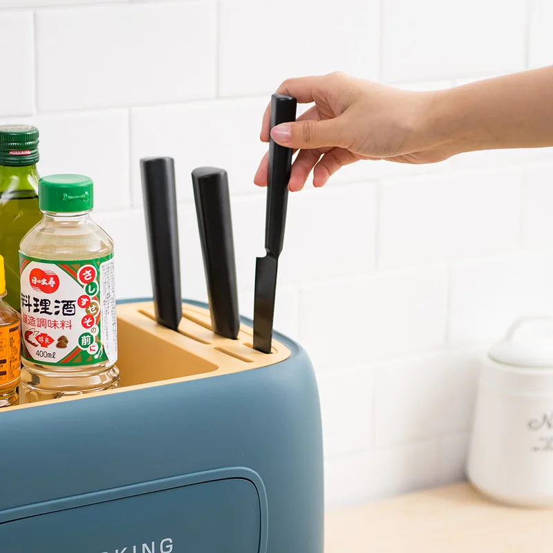 Multifunction Seasoning Box Home Kitchen Spice Salt Sugar Pepper Storage Chopsticks Spoon Condiment Bottles Organizer Container 
Multifunction Seasoning Box Home Kitchen Spice Salt Sugar Pepper Storage Chopsticks Spoon Condiment Bottles Organizer Container