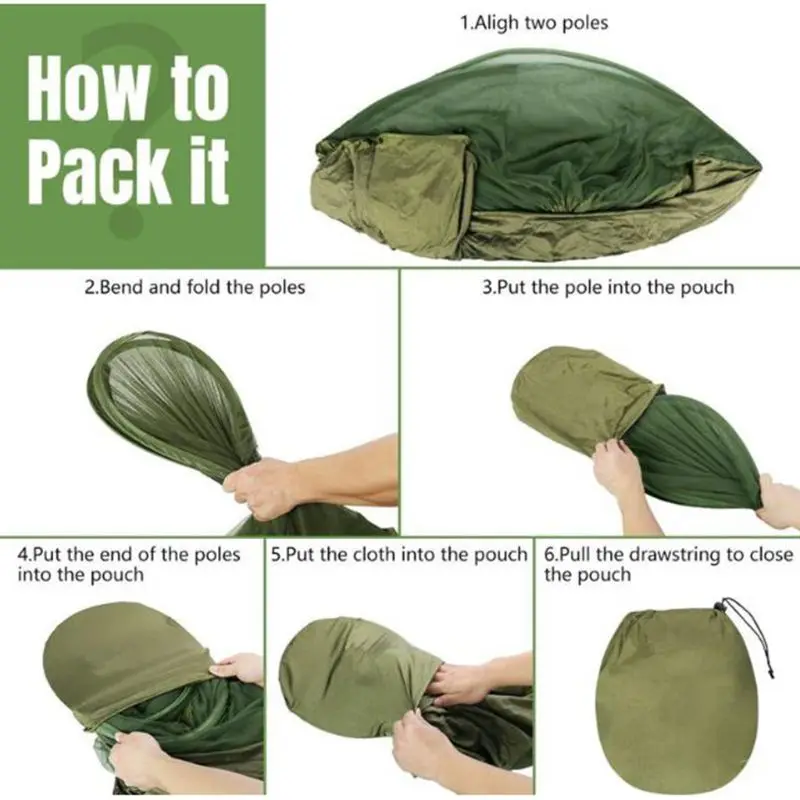 1-2 Person Portable Outdoor Hammock with Mosquito Net Parachute Camping Hanging Sleeping Bed Swing
1-2 Person Portable Outdoor Hammock with Mosquito Net Parachute Camping Hanging Sleeping Bed Swing