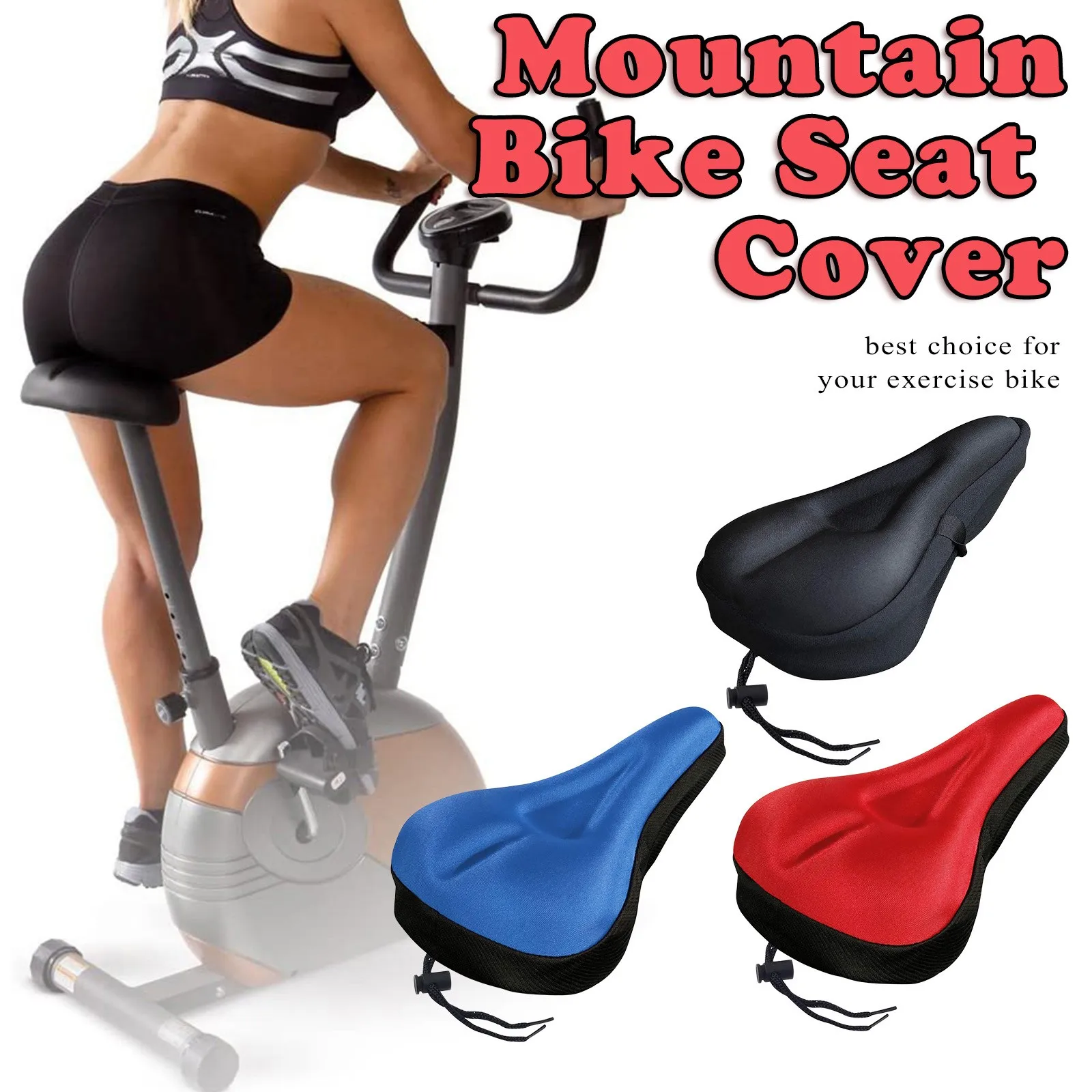Ultra Soft Silicone 3d Gel Pad Cushion Cover Bicycle Saddle Seat Mountain Bike Cycling Thickened Extra Comfort 2021 New Hot
Ultra Soft Silicone 3d Gel Pad Cushion Cover Bicycle Saddle Seat Mountain Bike Cycling Thickened Extra Comfort 2021 New Hot