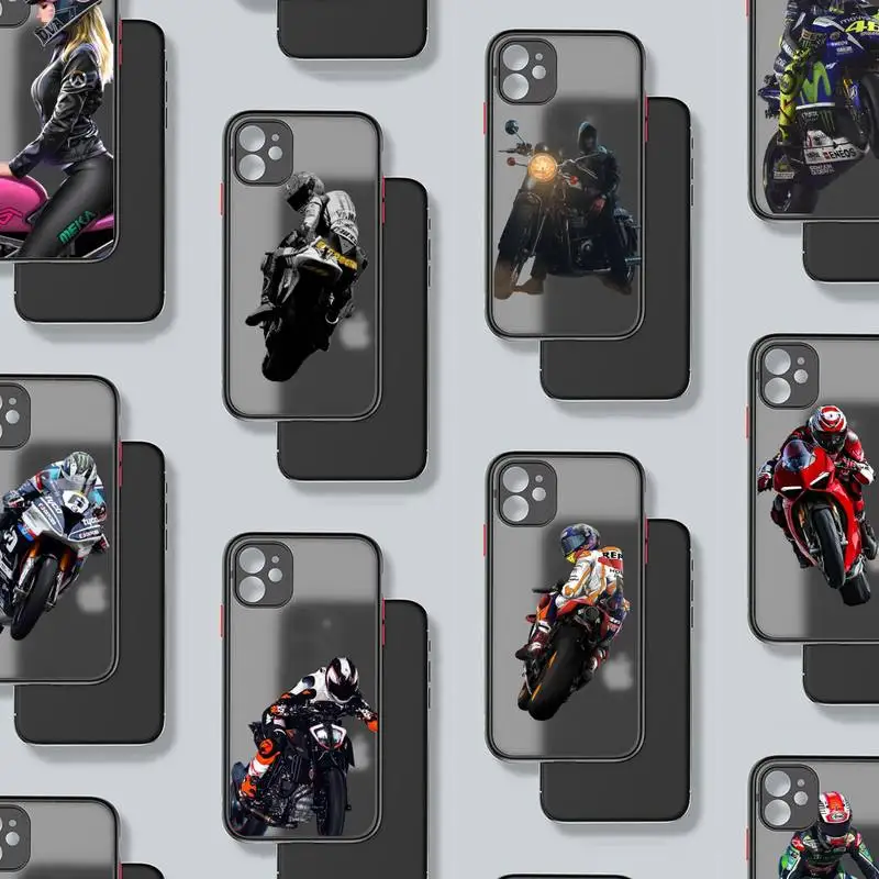 Handsome motorcycle Phone Case Matte Transparent for iPhone 7 8 11 12 s mini pro X XS XR MAX Plus Soft TPU mobile bags coque
Handsome motorcycle Phone Case Matte Transparent for iPhone 7 8 11 12 s mini pro X XS XR MAX Plus Soft TPU mobile bags coque