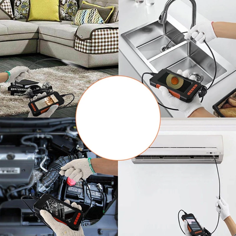 2/5/10 Meters 4.3 Inch 1080P Waterproof Endoscope Camera Portable Handheld LCD Display Screen 8LEDs Inspection Endoscope
2/5/10 Meters 4.3 Inch 1080P Waterproof Endoscope Camera Portable Handheld LCD Display Screen 8LEDs Inspection Endoscope