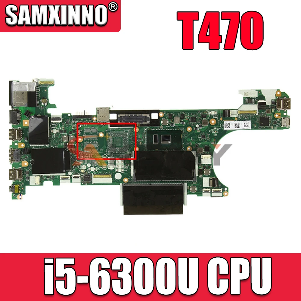 Материнская плата для ноутбука Lenovo ThinkPad T470, модель CT470 NM-A931 FRU:01HW539 CPU: I5-6300U
Материнская плата для ноутбука Lenovo ThinkPad T470, модель CT470 NM-A931 FRU:01HW539 CPU: I5-6300U