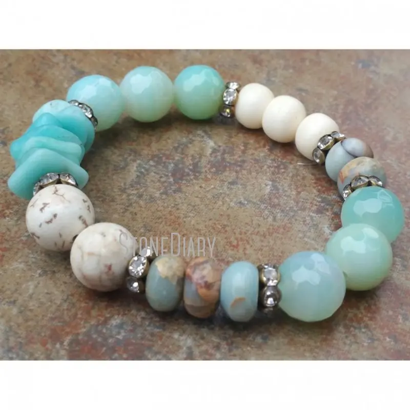 BM12103 Amazonite Chip Beads Beach Vibe Multi Stone Bracelet Bohemian Stacking Charm Bracelet Beachy Glam Jewelry
BM12103 Amazonite Chip Beads Beach Vibe Multi Stone Bracelet Bohemian Stacking Charm Bracelet Beachy Glam Jewelry