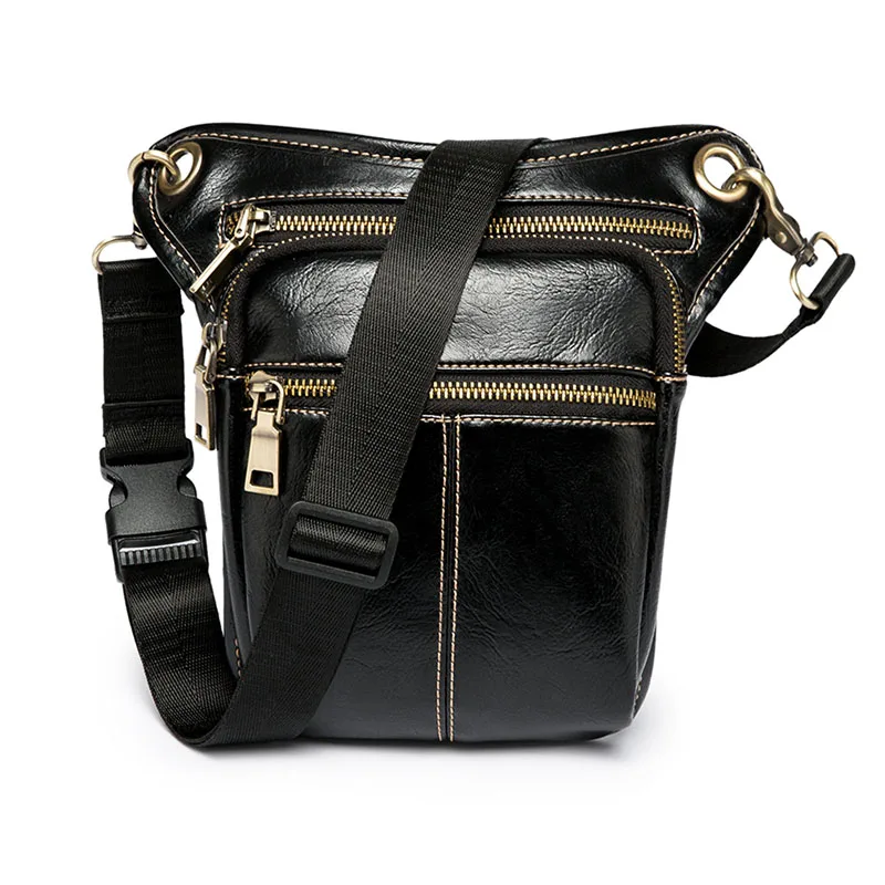 Hot Leather Men's Fanny Pack Designer Luxury Bag Punk Waist Bag For Boys Shoulder Cross Bags Waist Pack Bolsas Free Shipping
Hot Leather Men's Fanny Pack Designer Luxury Bag Punk Waist Bag For Boys Shoulder Cross Bags Waist Pack Bolsas Free Shipping