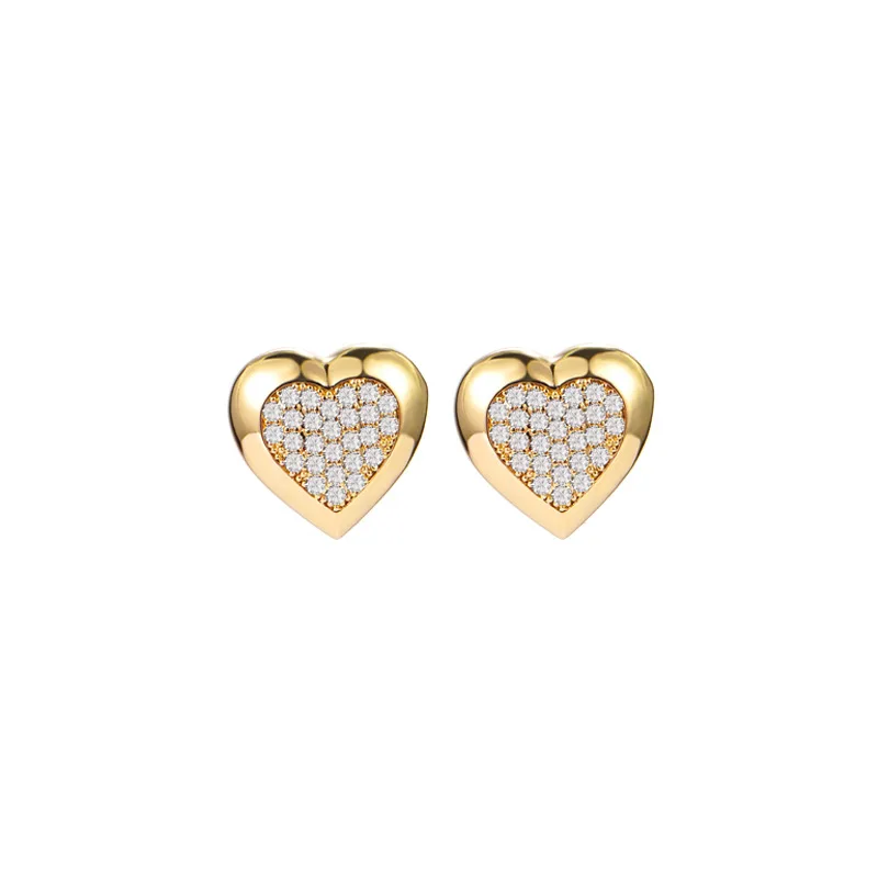 Korean Style New Love Heart Stud Earrings For Women Luxury Small Full Rhinestone Earrings Fashion Jewelry
Korean Style New Love Heart Stud Earrings For Women Luxury Small Full Rhinestone Earrings Fashion Jewelry