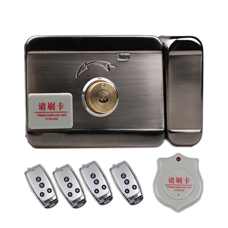 Room Door Locks Smart Magnetic Stanard RF Card 125KHZ Electronic House Keypad Lock DC12V Convenient And Modern | Безопасность и