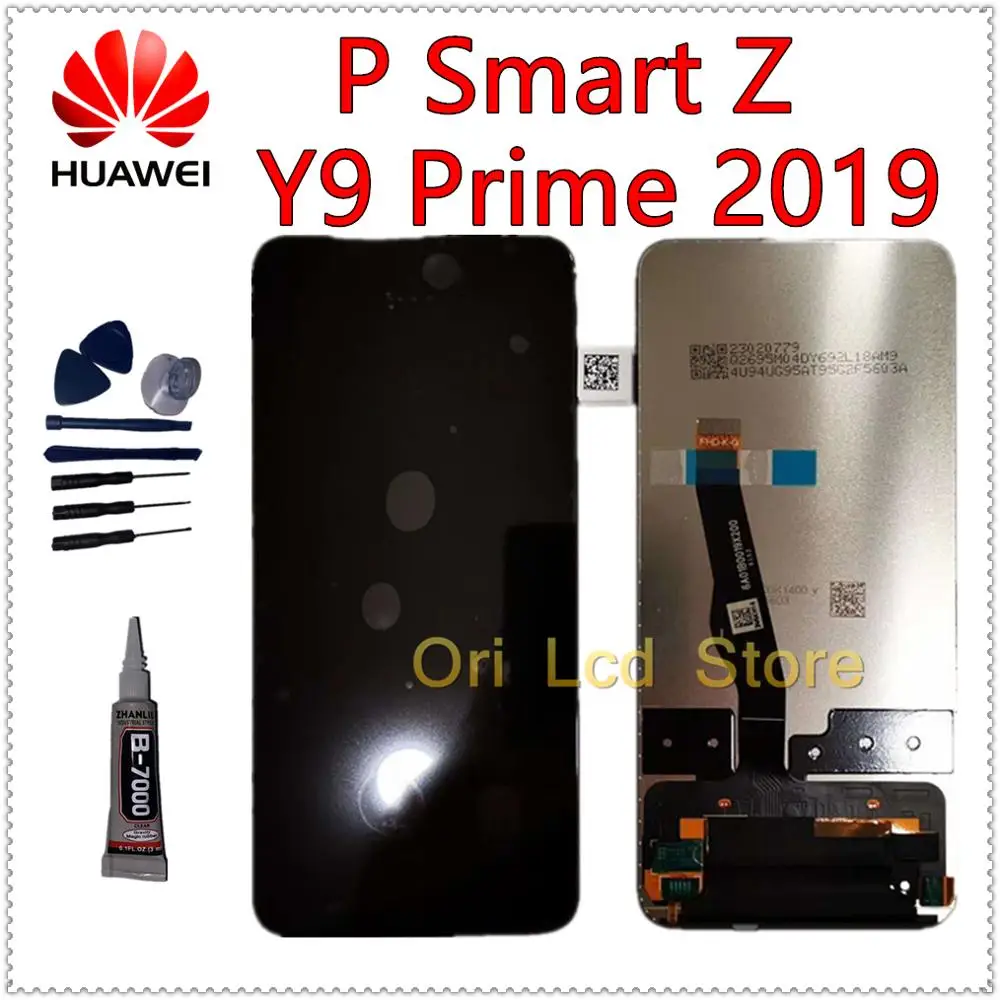 Сенсорный ЖК экран для Huawei P Smart Z оригинальный дисплей Y9 Prime 2019 сенсорный HUAWEI
