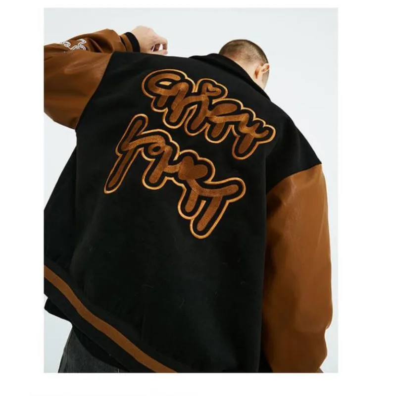 Bomber Embroidery Baseball Jacket Female Men Green Jacket Women Harajuku Plus Size Streetwear Outerwear Goth Japanese
Bomber Embroidery Baseball Jacket Female Men Green Jacket Women Harajuku Plus Size Streetwear Outerwear Goth Japanese