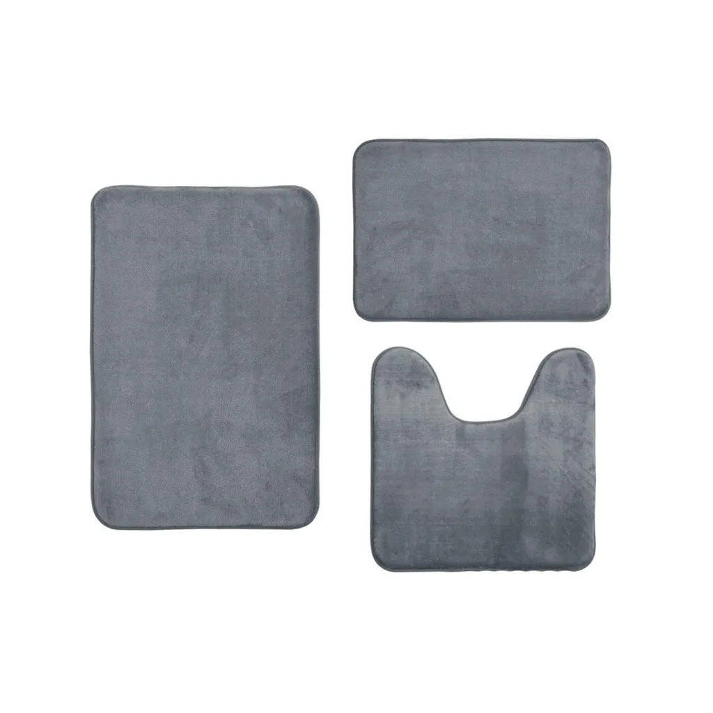 3Pcs Anti-slip Bath Mat Coral Velvet Memory Cotton mat bathroom absorbent non-slip carpet 3 pcs/set Toilet Cushion #LR4
3Pcs Anti-slip Bath Mat Coral Velvet Memory Cotton mat bathroom absorbent non-slip carpet 3 pcs/set Toilet Cushion #LR4