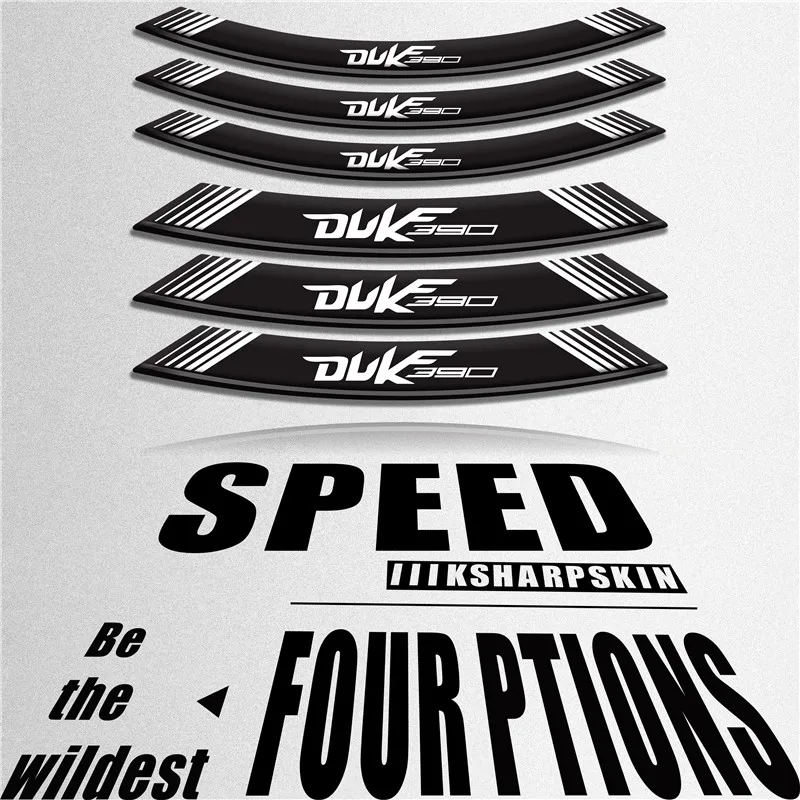 Motorcycle Styling Wheel Hub Tire Sticker moto Car Accessories Decorative Stripe Decal For DUKE390 duke 390
Motorcycle Styling Wheel Hub Tire Sticker moto Car Accessories Decorative Stripe Decal For DUKE390 duke 390