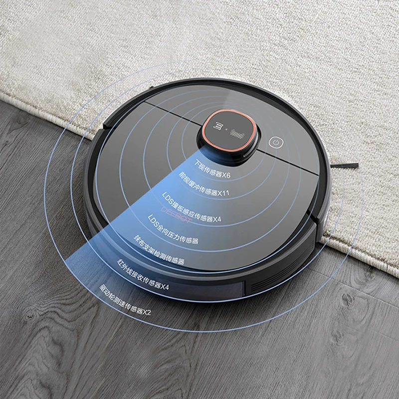 ECOVACS Deebot T5 MAX DX65 Robot Vacuum Cleaner 5200mAh Battery Smart Sweeping Robot 240ml Wet Mop 1500PA Powerful Motor
ECOVACS Deebot T5 MAX DX65 Robot Vacuum Cleaner 5200mAh Battery Smart Sweeping Robot 240ml Wet Mop 1500PA Powerful Motor