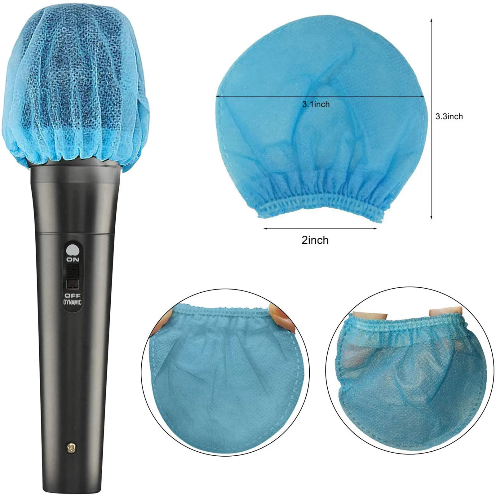 200pcs Disposable Microphone Covers Non-woven Dust-proof Odorless Handheld Stage Microphone Covers For KTV News Interview
200pcs Disposable Microphone Covers Non-woven Dust-proof Odorless Handheld Stage Microphone Covers For KTV News Interview