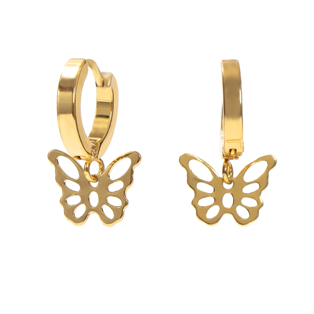 Hot Gifts Butterfly Design Dangle/Drop Earrings for Women Girls Trend Jewelry 2021 Stainless Steel Gold Hoops
Hot Gifts Butterfly Design Dangle/Drop Earrings for Women Girls Trend Jewelry 2021 Stainless Steel Gold Hoops