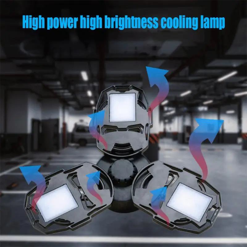 60W E27 Deformable 120LED Warehouse High Brightness Light Folded Fan 3-blade Radar Induction Lamp Industrial Lighting
60W E27 Deformable 120LED Warehouse High Brightness Light Folded Fan 3-blade Radar Induction Lamp Industrial Lighting