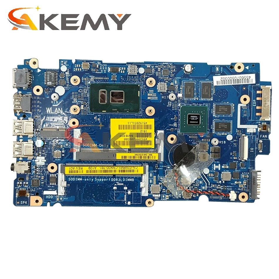 Akemy I7-6500U GT930M 4 ГБ для Dell Inspiron 5457 5557 материнская плата BAV00 LA-D051P CN-02XPMY 2XPMY материнская плата 100% тестирование
Akemy I7-6500U GT930M 4 ГБ для Dell Inspiron 5457 5557 материнская плата BAV00 LA-D051P CN-02XPMY 2XPMY материнская плата 100% тестирование