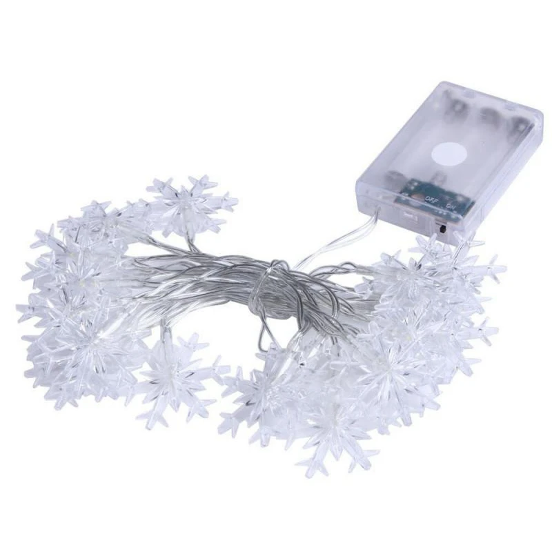 2 PCS Snowflake String Light Christmas Garland Fairy LED Ball Light Party Decor Battery Power, 20LED & 6M 40LED
2 PCS Snowflake String Light Christmas Garland Fairy LED Ball Light Party Decor Battery Power, 20LED & 6M 40LED