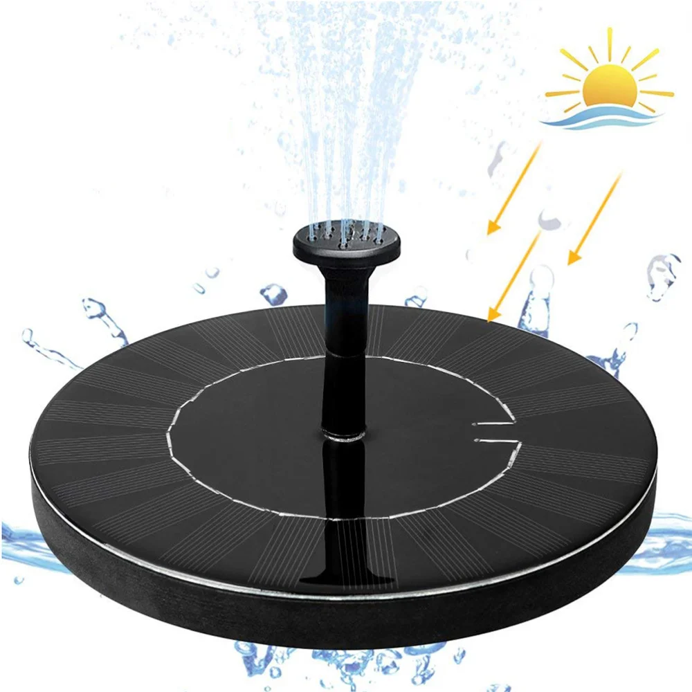 2.4W Solar Floating Fountain Solar Powered Fountain Pond Decoration Use Floating Fountain(Black)
2.4W Solar Floating Fountain Solar Powered Fountain Pond Decoration Use Floating Fountain(Black)