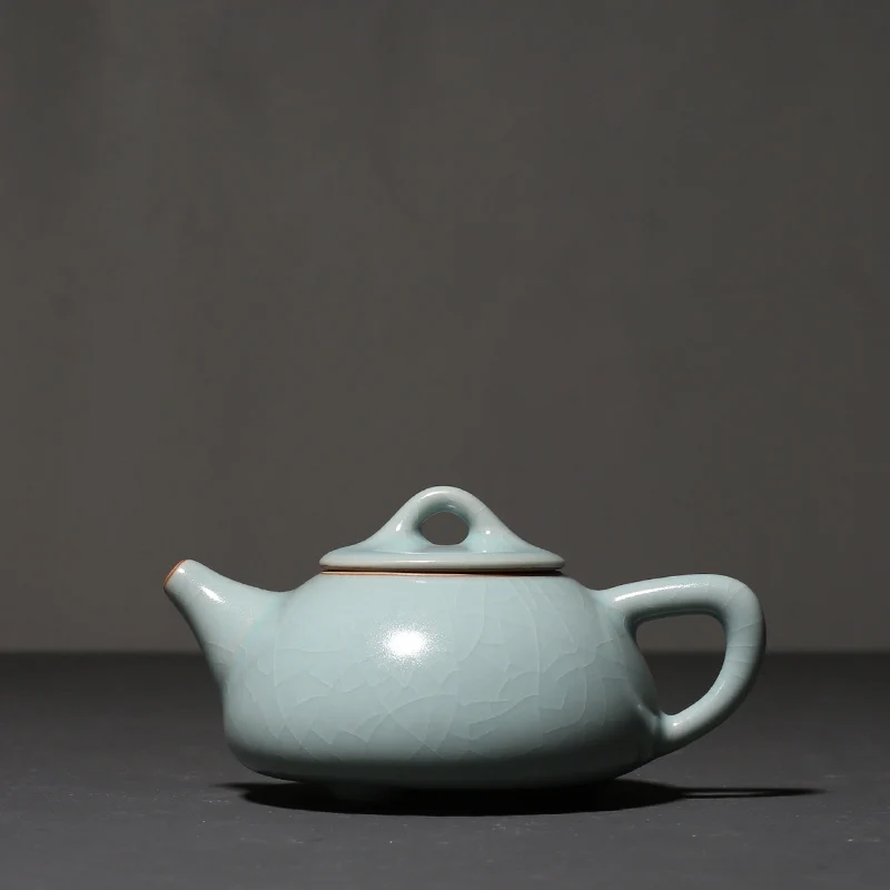 

150ml Ru Kiln Porcelain Teapot Vintage Ceramic Kung Fu Tea Set Teapots Chinese Tea Pot Household Tea Kettle Drinkware Gift Decor