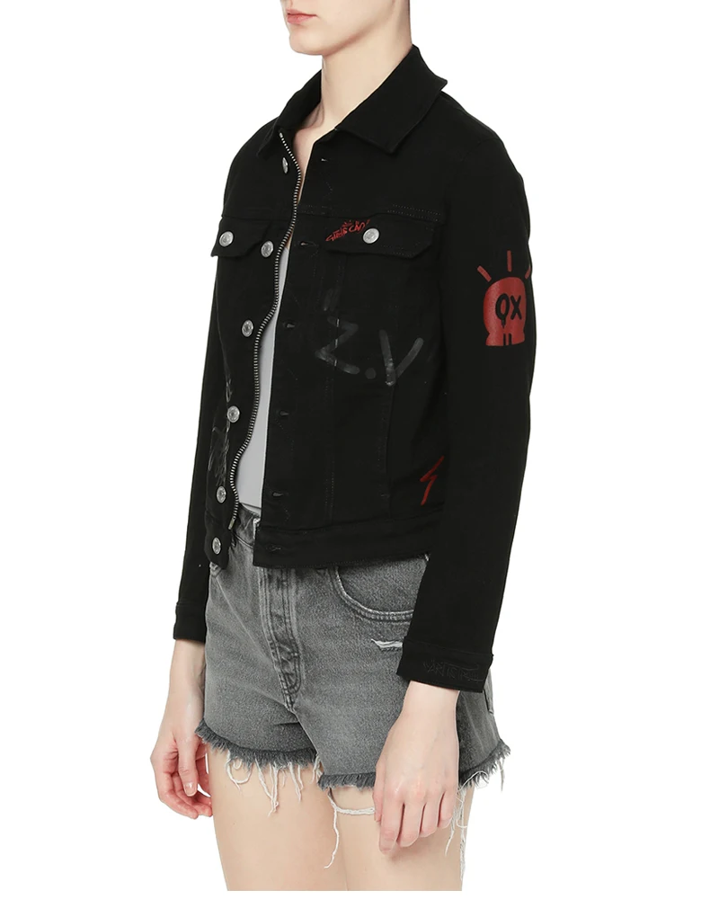 2021 New Women Short Denim Jacket Female Turn-Down Collar Heart Shape Letters Embroideried Coat Female Fashion Outwear Tops
2021 New Women Short Denim Jacket Female Turn-Down Collar Heart Shape Letters Embroideried Coat Female Fashion Outwear Tops