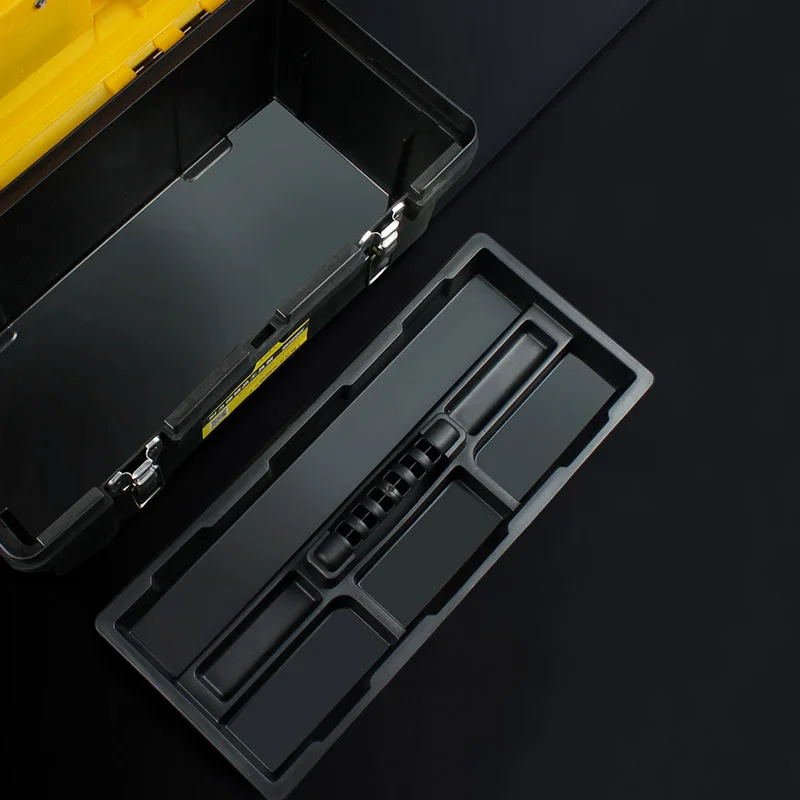 14 17 inch ABS Household repair hardware toolbox thickening anti-fall car maintenance kit electrician storage case
14 17 inch ABS Household repair hardware toolbox thickening anti-fall car maintenance kit electrician storage case
