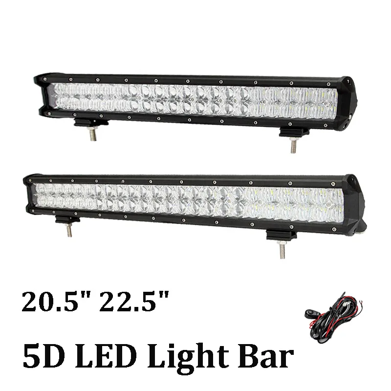 20.5" 22.5" 5D LED Light Bar Combo Offroad Led Work Light Driving Lamp DRL DC12V 24V for 4x4 Truck SUV ATV Boat 4WD
20.5" 22.5" 5D LED Light Bar Combo Offroad Led Work Light Driving Lamp DRL DC12V 24V for 4x4 Truck SUV ATV Boat 4WD