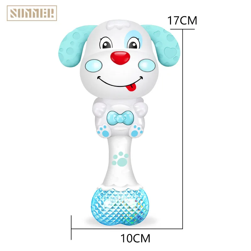 Baby Music Teether Rattle Toy for Child Cartoon Dog 0-12 Education Mobile Cot Kid Bed Bell Newborn Stroller Crib Infant Pacifier
Baby Music Teether Rattle Toy for Child Cartoon Dog 0-12 Education Mobile Cot Kid Bed Bell Newborn Stroller Crib Infant Pacifier