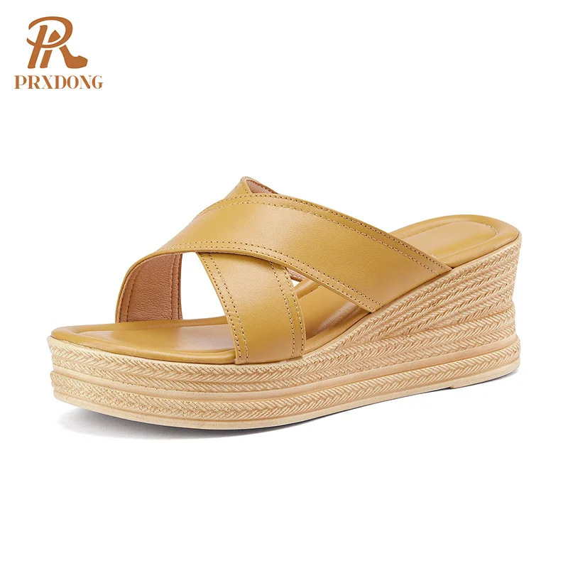 Brand Women Shoes 2021 New Fashion Genuine Leather Summer Shoes Sandals Wedges High Heels Platform Dress Casual Ladies Slippers
Brand Women Shoes 2021 New Fashion Genuine Leather Summer Shoes Sandals Wedges High Heels Platform Dress Casual Ladies Slippers