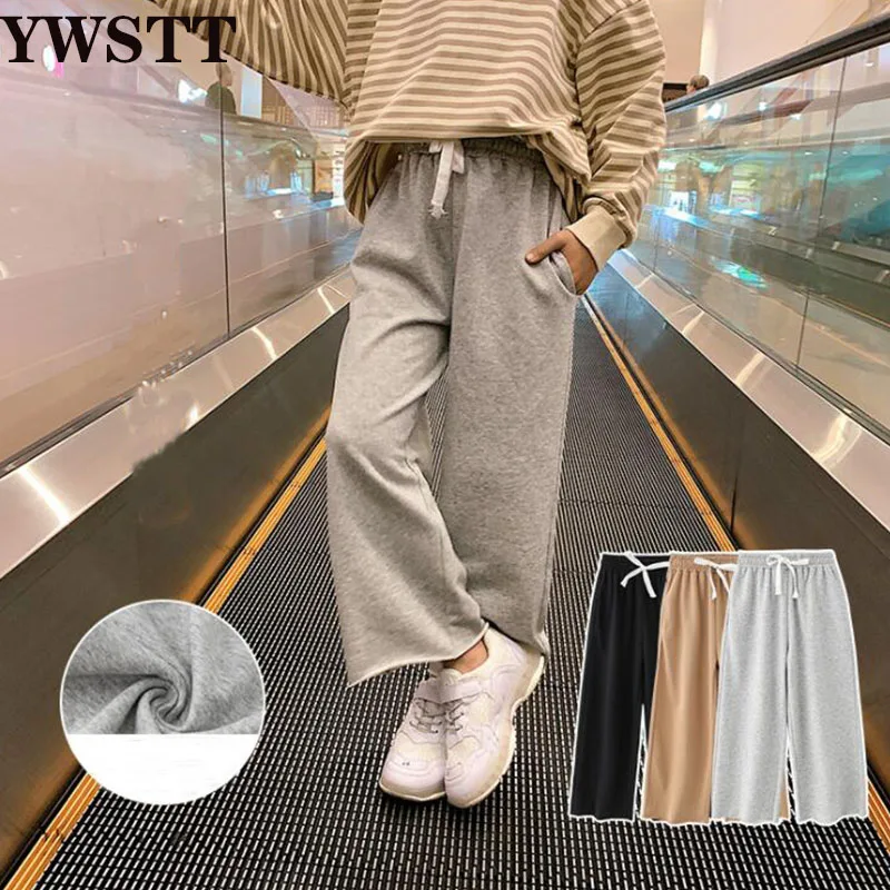 Teenage Girls Wide Leg Pants 2021 Spring Casual Fashion Loose Sport Kids School Children Cotton Trousers 6 8 10 12 13 Year
Teenage Girls Wide Leg Pants 2021 Spring Casual Fashion Loose Sport Kids School Children Cotton Trousers 6 8 10 12 13 Year