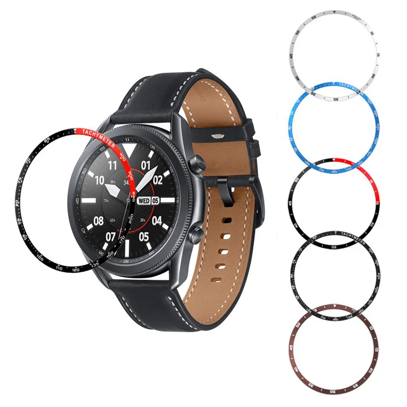 Metal Steel Bezel Ring Glass Screen Protector For Samsung Watch3 Galaxy Watch 3 41mm/45mm Protective Film Frame Case Edge Cover
Metal Steel Bezel Ring Glass Screen Protector For Samsung Watch3 Galaxy Watch 3 41mm/45mm Protective Film Frame Case Edge Cover