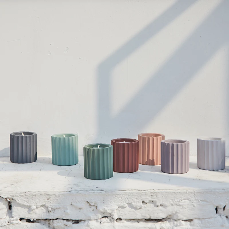 Candle Cup Cement Silicone Mold Flowerpot Mold Cup Wax Mold Pot Handmade Simple Design Stripe Roman Column Design Mold
Candle Cup Cement Silicone Mold Flowerpot Mold Cup Wax Mold Pot Handmade Simple Design Stripe Roman Column Design Mold