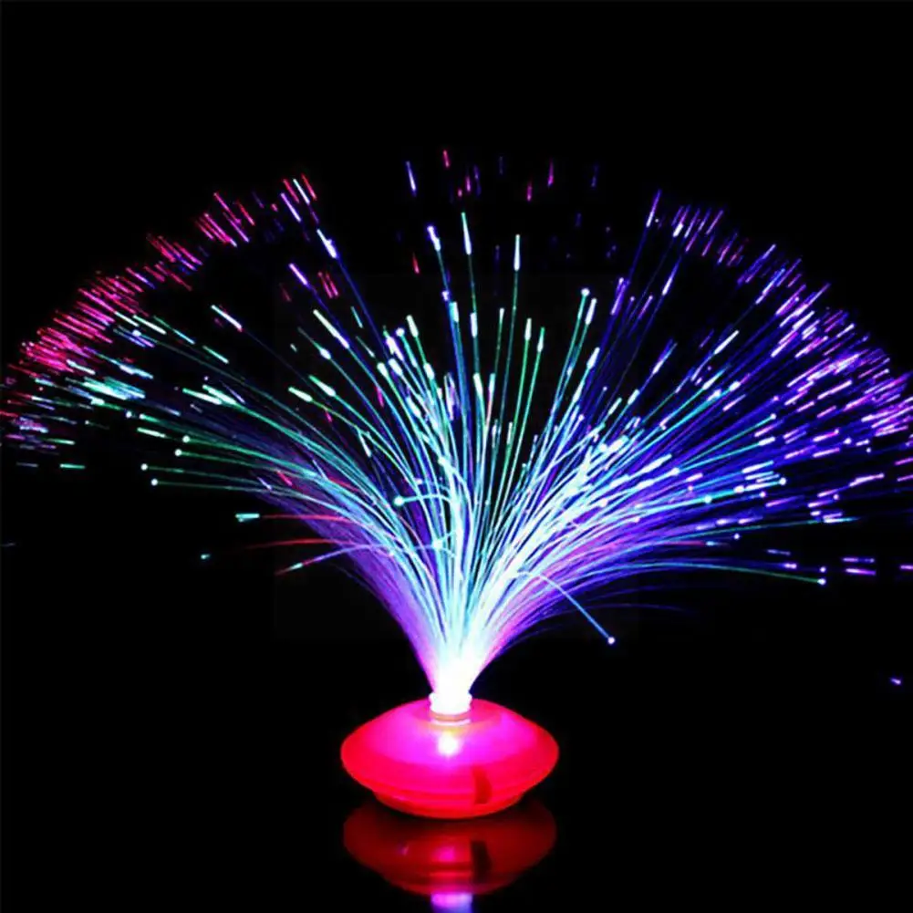 Colorful Led Optic Fiber Flower Light Star Shaped Night Decoration Home Day Festival Party Lamp Valentine Atmosphe K7r3 |