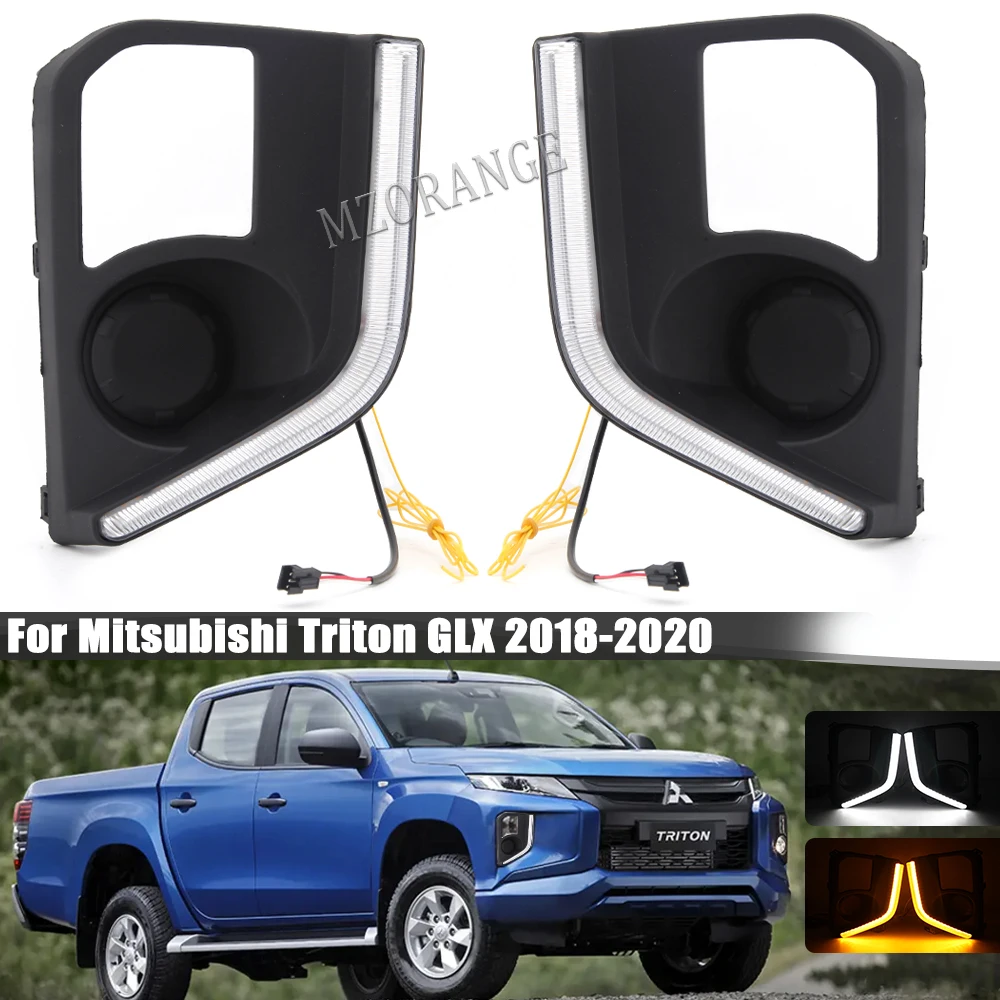 Светодиодный налобный фонарь DRL для Mitsubishi Triton L200 2019 2020, дневные ходовые огни, динамический желтый сигнал поворота, водонепроницаемый
Светодиодный налобный фонарь DRL для Mitsubishi Triton L200 2019 2020, дневные ходовые огни, динамический желтый сигнал поворота, водонепроницаемый