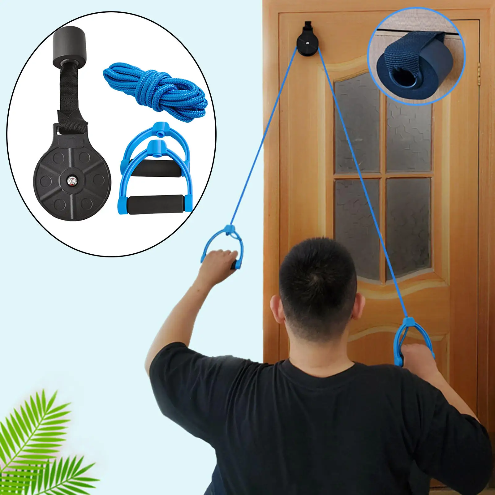 Shoulder Exercise Pulley Over Door Rehab Exerciser for Frozen Shoulder Arm Rehabilitation Training Equipment Kit for Elderly
Shoulder Exercise Pulley Over Door Rehab Exerciser for Frozen Shoulder Arm Rehabilitation Training Equipment Kit for Elderly
