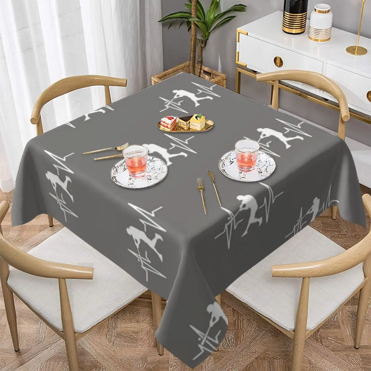 Heartbeat Tablecloth Garden Polyester Table Cover Cute Wholesale Decoration Print Table Cloth 
Heartbeat Tablecloth Garden Polyester Table Cover Cute Wholesale Decoration Print Table Cloth