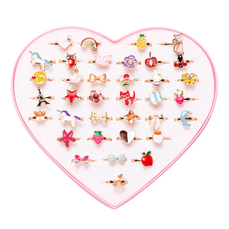 36pcs/lot Love Kids Cute Sweet Rings Design Flower Animal Fashion Jewelry Accessories Girl Child Gifts Finger Rings Chic Gift
36pcs/lot Love Kids Cute Sweet Rings Design Flower Animal Fashion Jewelry Accessories Girl Child Gifts Finger Rings Chic Gift