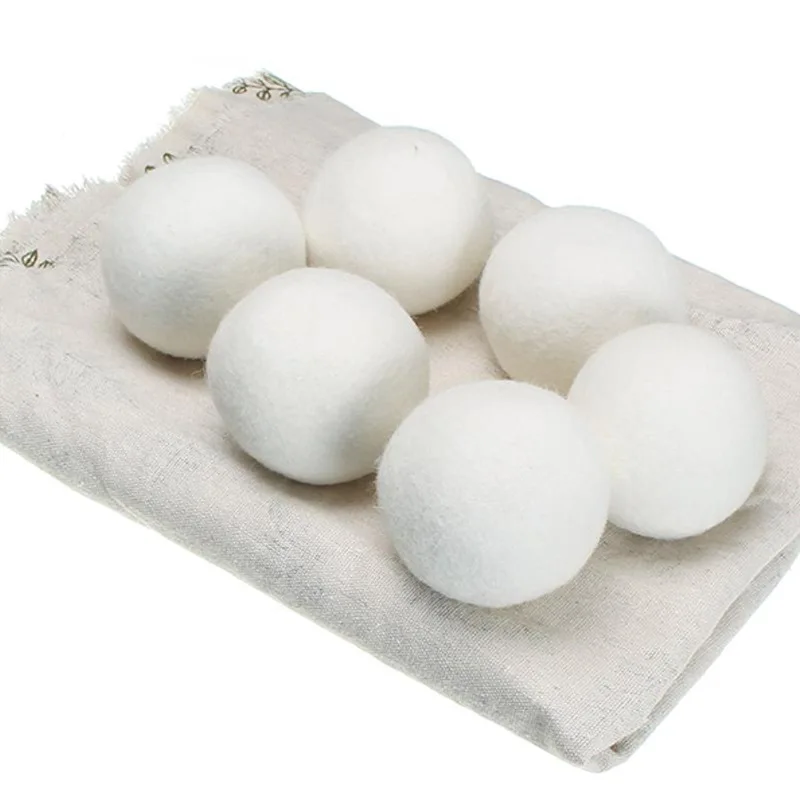 Reusable Wool Dryer Balls Premium Laundry Products Natural Fabric Softener Static Reduces Helps Dry Clothes in Laundrys Quicker
Reusable Wool Dryer Balls Premium Laundry Products Natural Fabric Softener Static Reduces Helps Dry Clothes in Laundrys Quicker