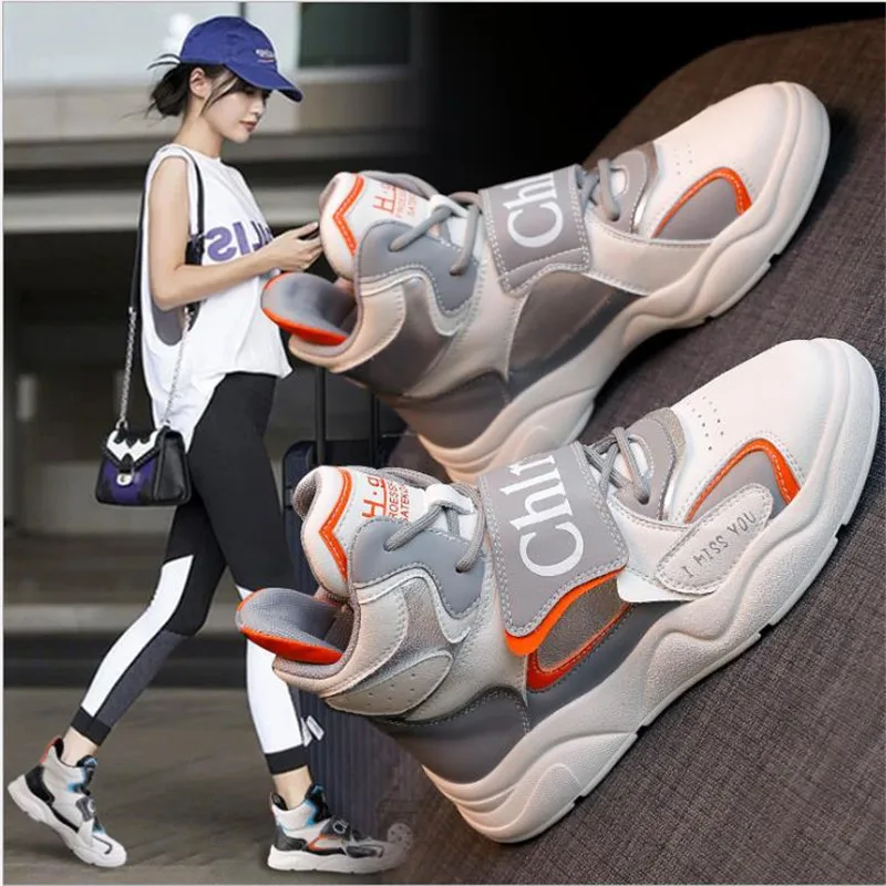 High Top Shoes Women's Autumn And Winter Plush Thick Soled Genuine Leather Fashion Leisure Student Sports Shoes
High Top Shoes Women's Autumn And Winter Plush Thick Soled Genuine Leather Fashion Leisure Student Sports Shoes