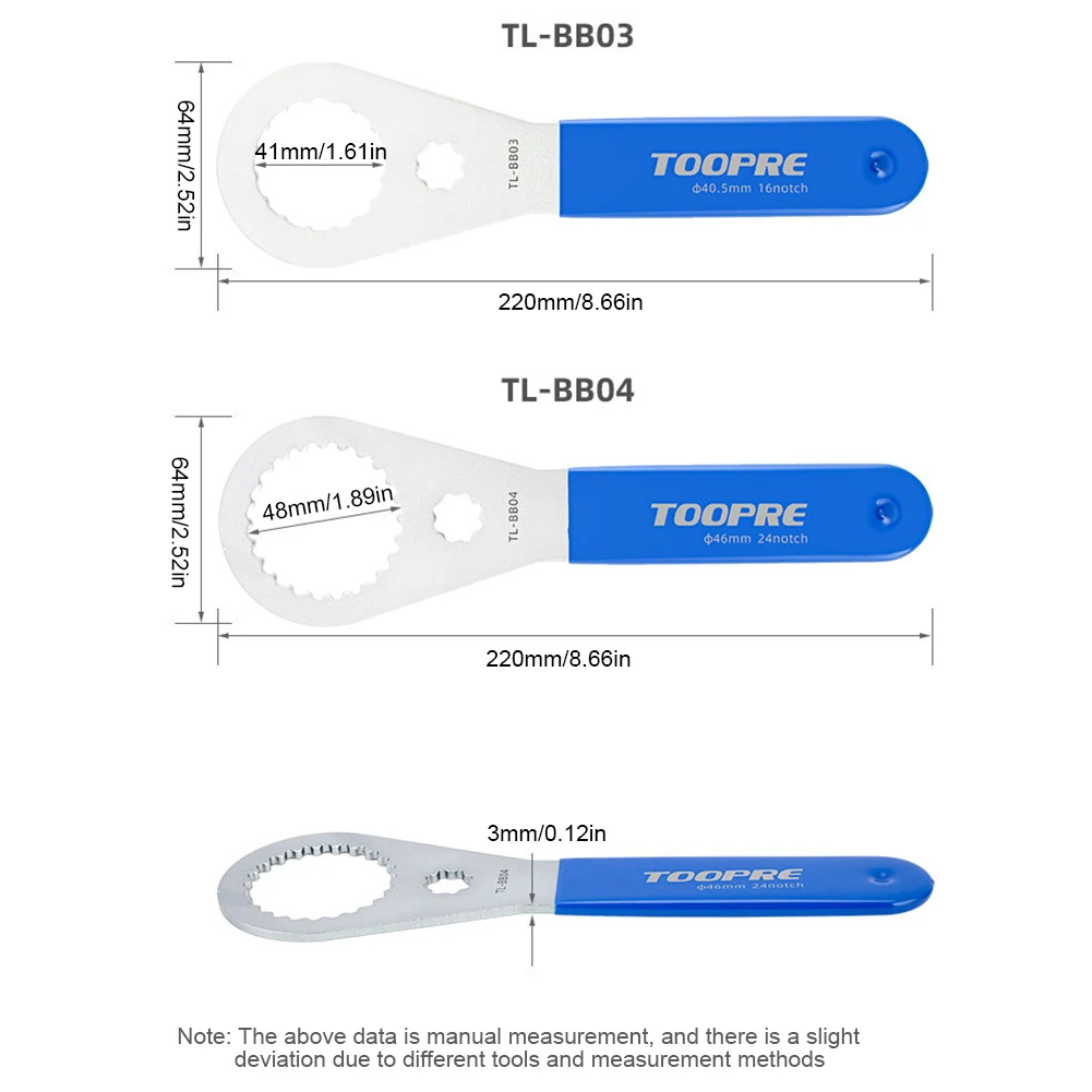 Portable MTB/Road Bike Bottom Bracket Wrench BB Bottom Bracket Installation Removal Apply For Shimano SRAM IXF DUB BSA30 Tools
Portable MTB/Road Bike Bottom Bracket Wrench BB Bottom Bracket Installation Removal Apply For Shimano SRAM IXF DUB BSA30 Tools