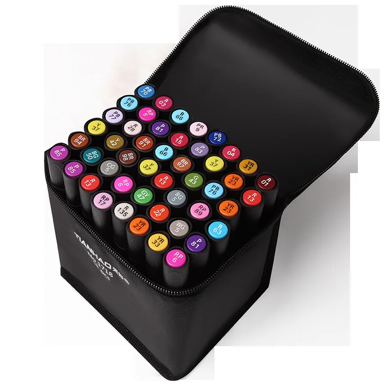 24/36/48/60 Colors Art Markers Professional Manga Sketching Marker Dual Brush Pen Alcohol Felt Art School Supplies Drawing Pen
24/36/48/60 Colors Art Markers Professional Manga Sketching Marker Dual Brush Pen Alcohol Felt Art School Supplies Drawing Pen