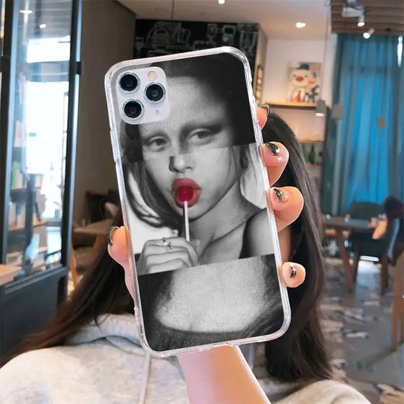 Great Art Aesthetic David Mona Lisa Phone Case Transparent soft For iphone 5 6 7 8 11 12 s c se plus mini x xs xr pro max funda
Great Art Aesthetic David Mona Lisa Phone Case Transparent soft For iphone 5 6 7 8 11 12 s c se plus mini x xs xr pro max funda