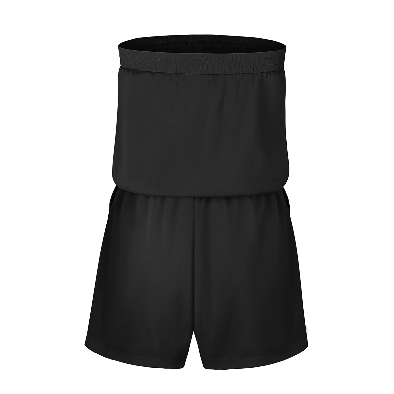 Sexy Bodysuit Women's Solid Strapless Bandage Jumpsuit Casual Off Shoulder Romper Casual Pocket Straight Short Sleepwear #T3G
Sexy Bodysuit Women's Solid Strapless Bandage Jumpsuit Casual Off Shoulder Romper Casual Pocket Straight Short Sleepwear #T3G